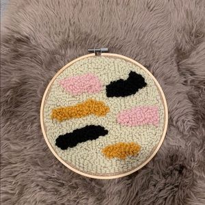 Punch Needle Abstract.